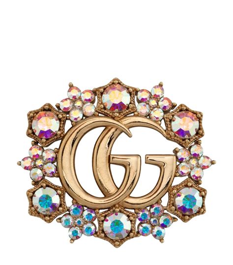 gucci brooch double g